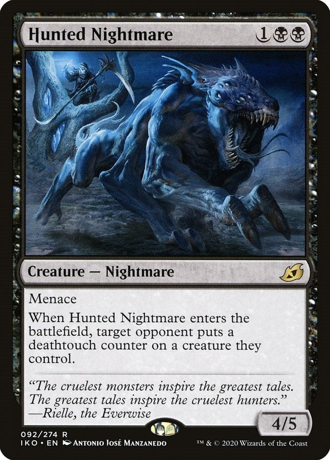 Image for Hunted Nightmare (Ikoria: Lair of Behemoths) (92) - Magic: The Gathering