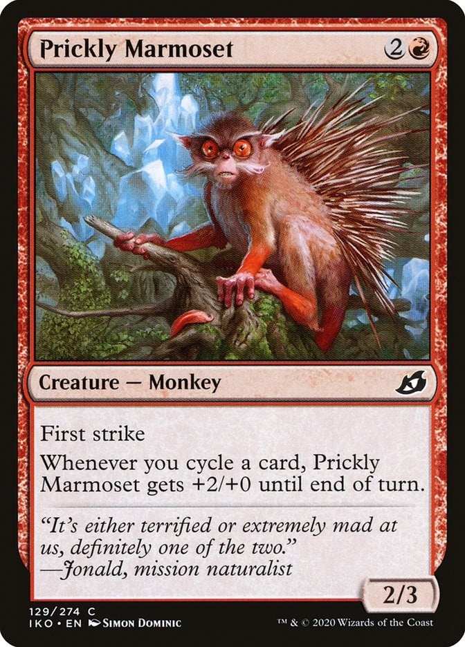 Image for Prickly Marmoset (Ikoria: Lair of Behemoths) (129) - Magic: The Gathering