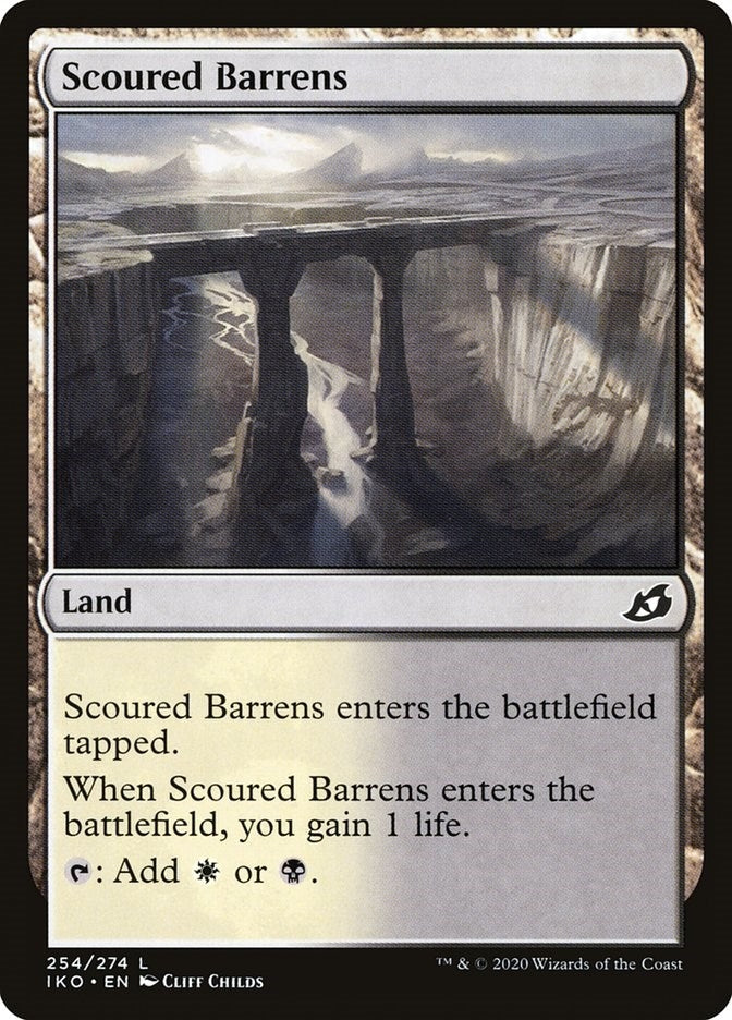 Image for Scoured Barrens (Ikoria: Lair of Behemoths) (254) - Magic: The Gathering