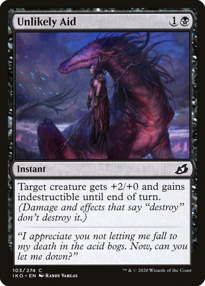 Image for Unlikely Aid (Ikoria: Lair of Behemoths) (103) - Magic: The Gathering