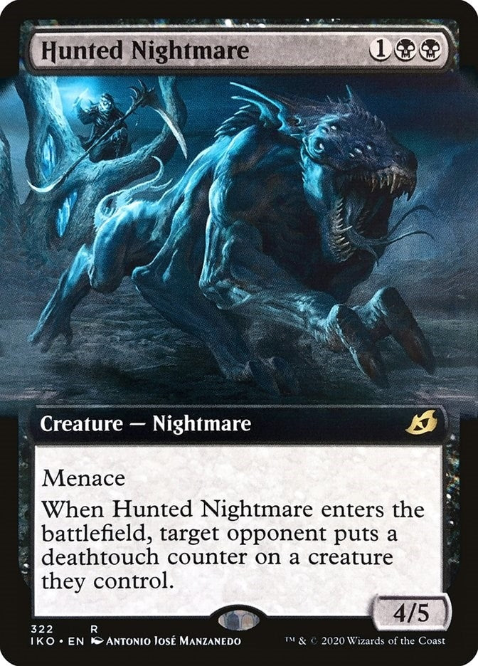 Image for Hunted Nightmare (Extended Art) (Ikoria: Lair of Behemoths) (322) - Magic: The Gathering