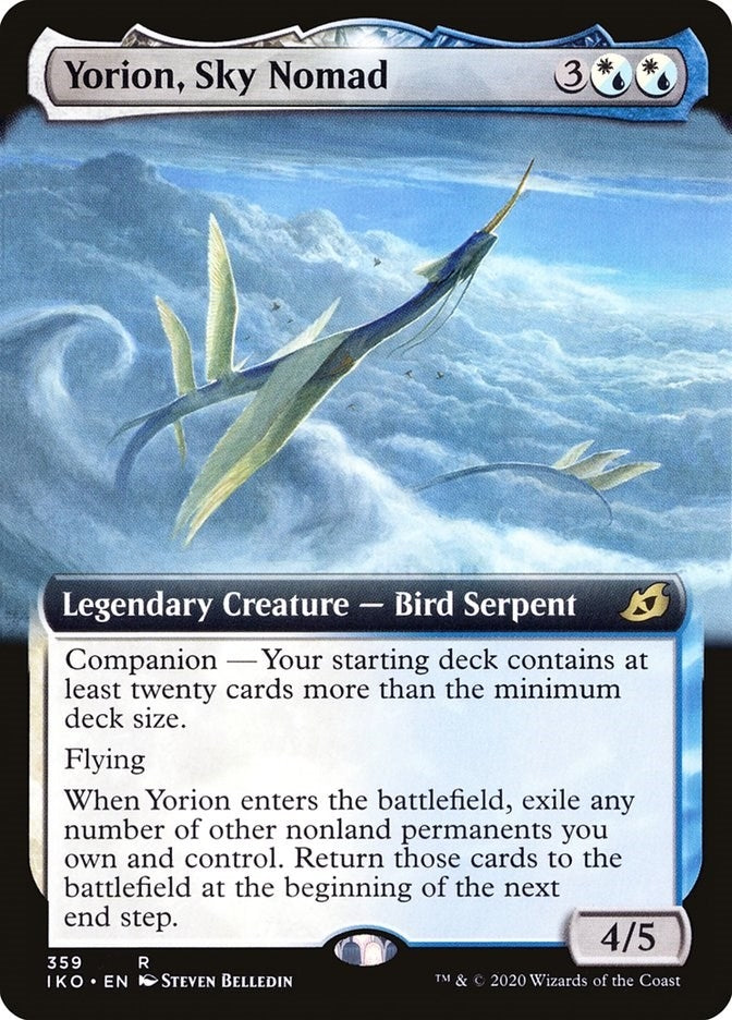 Image for Yorion, Sky Nomad (Extended Art) (Ikoria: Lair of Behemoths) (359) - Magic: The Gathering