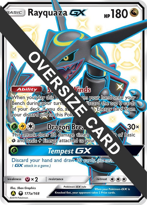Image for Rayquaza GX - 177a/168 (Jumbo Cards) (177a/168) - Pokemon