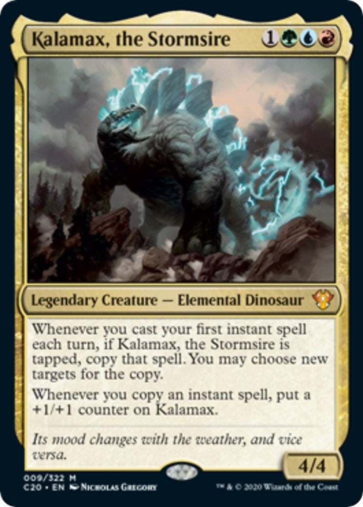 Image for Kalamax, the Stormsire (Commander 2020) (Oversize Cards) (9) - Magic: The Gathering