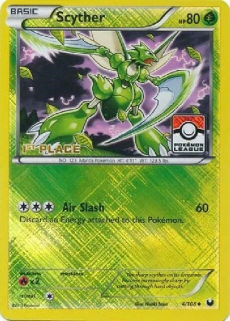 Image for Scyther - 4/108 (Pokemon League) [1st Place] (League & Championship Cards) (004/108) - Pokemon