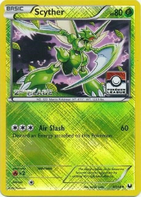 Image for Scyther - 4/108 (Pokemon League) [2nd Place] (League & Championship Cards) (004/108) - Pokemon