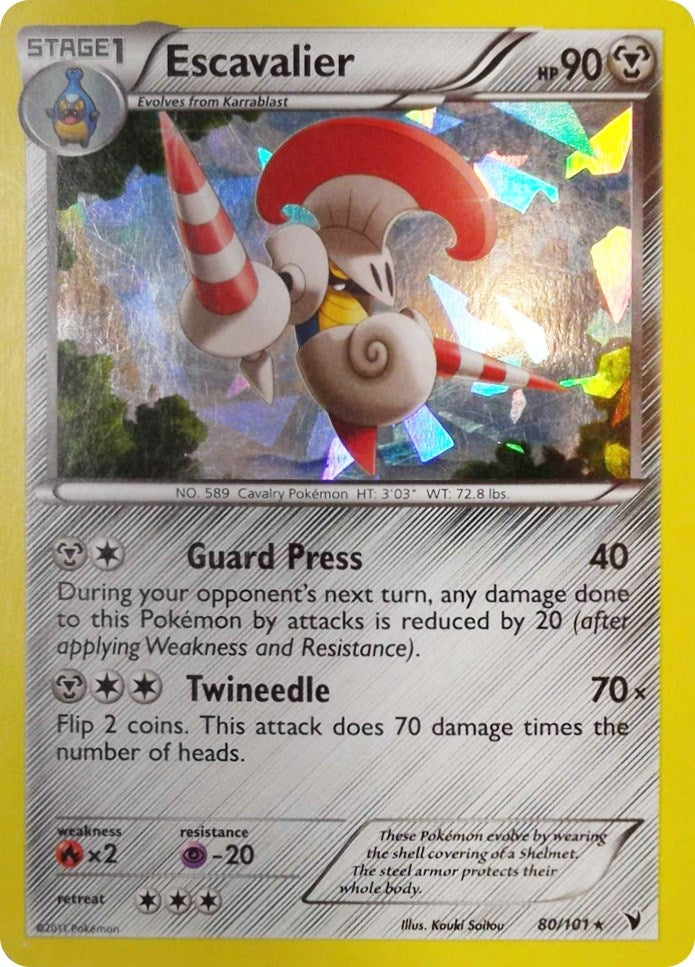 Image for Escavalier - 80/101 (Cracked Ice Holo) (Deck Exclusives) (080/101) - Pokemon