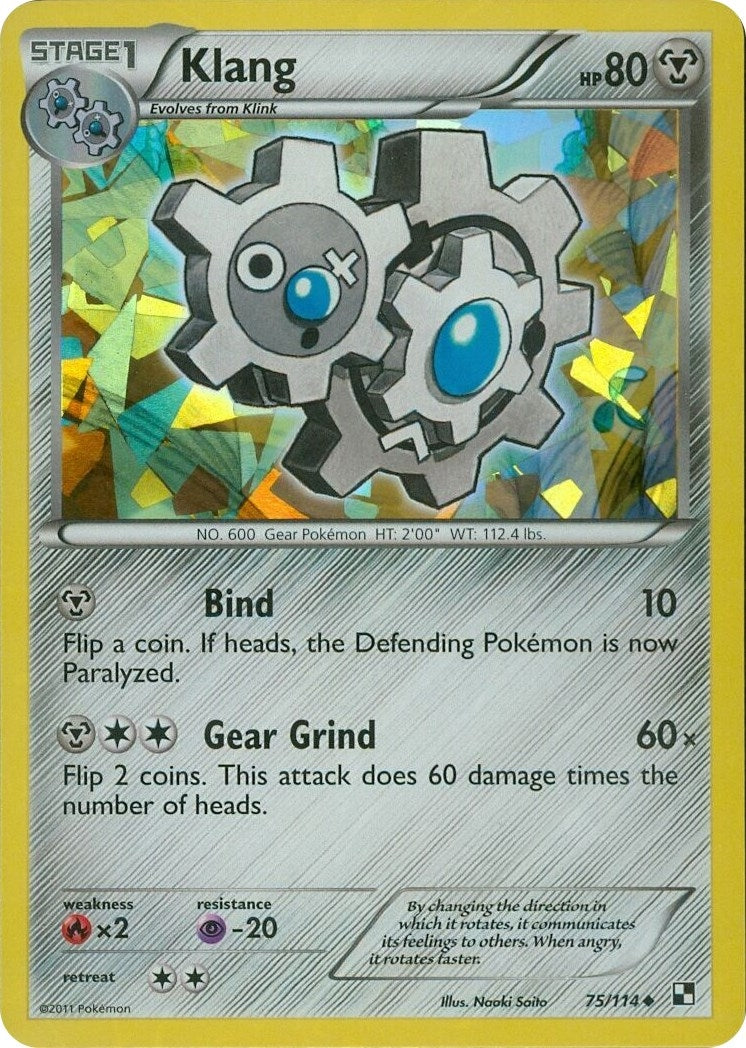 Image for Klang - 75/114 (Cracked Ice Holo) (Blister Exclusives) (075/114) - Pokemon