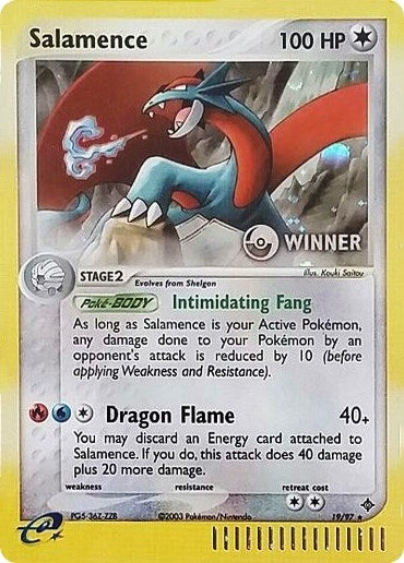 Image for Salamence - 19/97 (e-League) [Winner] (Nintendo Promos) (19/97) - Pokemon