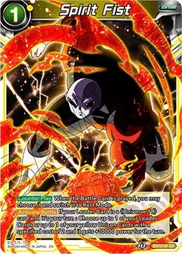 Image for Spirit Fist (Expansion Deck Box Set 12: Universe 11 Unison) (EX12-07) - Dragon Ball Super: Masters