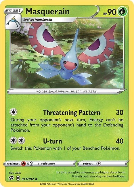 Image for Masquerain (SWSH02: Rebel Clash) (011/192) - Pokemon