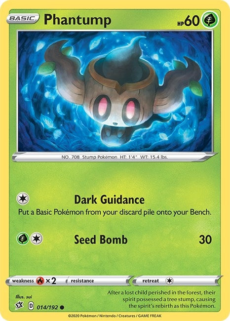 Image for Phantump (SWSH02: Rebel Clash) (014/192) - Pokemon