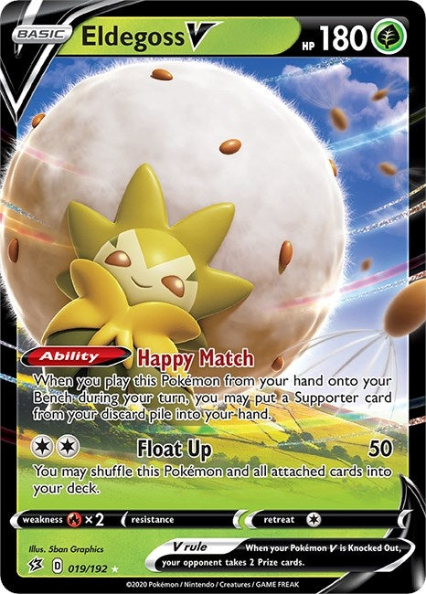 Image for Eldegoss V (SWSH02: Rebel Clash) (019/192) - Pokemon