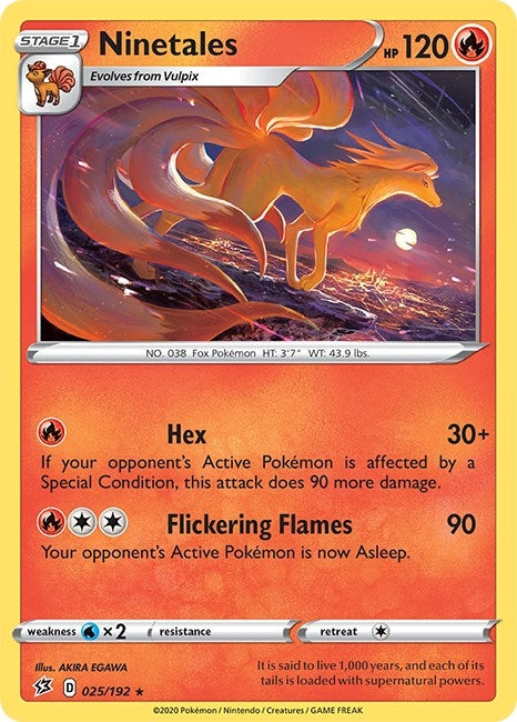Image for Ninetales (SWSH02: Rebel Clash) (025/192) - Pokemon