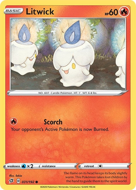 Image for Litwick (SWSH02: Rebel Clash) (031/192) - Pokemon