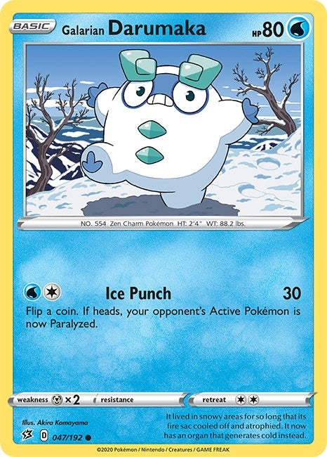 Image for Galarian Darumaka (SWSH02: Rebel Clash) (047/192) - Pokemon