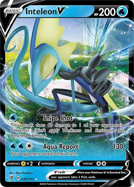 Image for Inteleon V (SWSH02: Rebel Clash) (049/192) - Pokemon