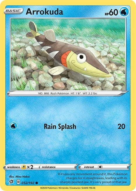 Image for Arrokuda (SWSH02: Rebel Clash) (052/192) - Pokemon
