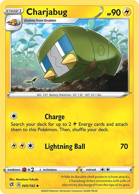 Image for Charjabug (SWSH02: Rebel Clash) (065/192) - Pokemon