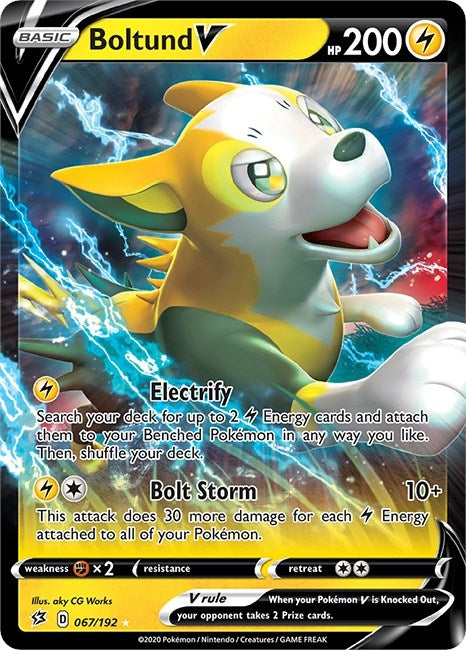 Image for Boltund V (SWSH02: Rebel Clash) (067/192) - Pokemon