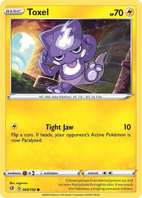 Image for Toxel (SWSH02: Rebel Clash) (068/192) - Pokemon