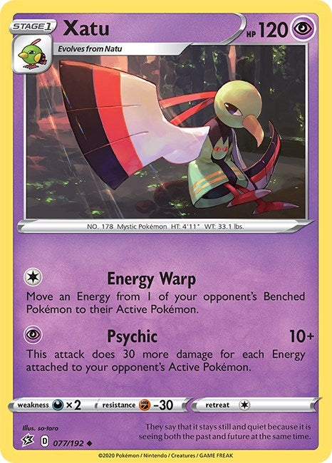 Image for Xatu (SWSH02: Rebel Clash) (077/192) - Pokemon