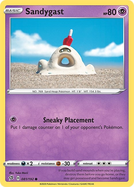 Image for Sandygast (SWSH02: Rebel Clash) (081/192) - Pokemon