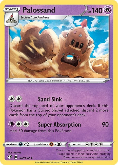 Image for Palossand (SWSH02: Rebel Clash) (082/192) - Pokemon