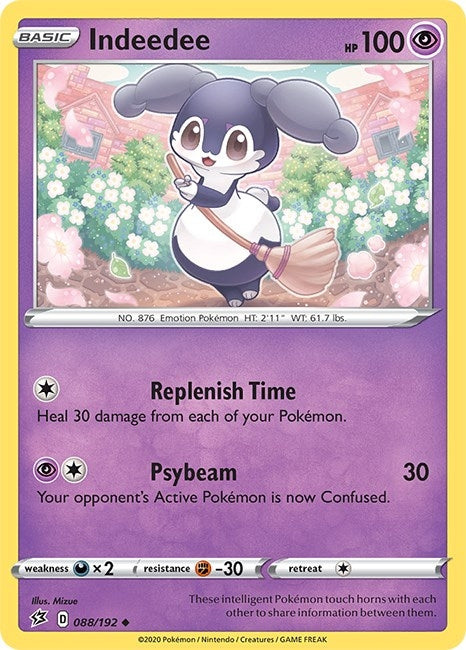 Image for Indeedee (SWSH02: Rebel Clash) (088/192) - Pokemon