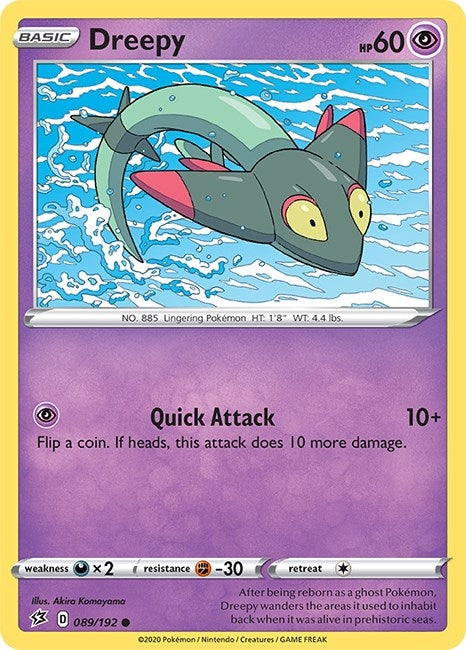 Image for Dreepy (SWSH02: Rebel Clash) (089/192) - Pokemon