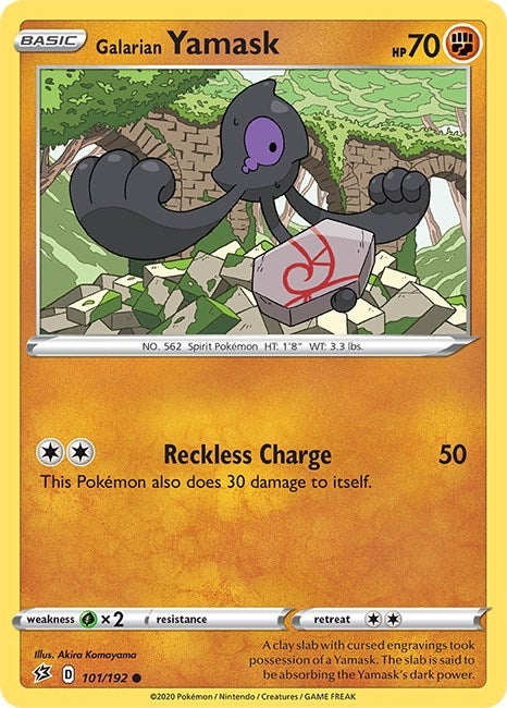 Image for Galarian Yamask (SWSH02: Rebel Clash) (101/192) - Pokemon