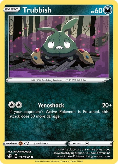 Image for Trubbish (SWSH02: Rebel Clash) (117/192) - Pokemon