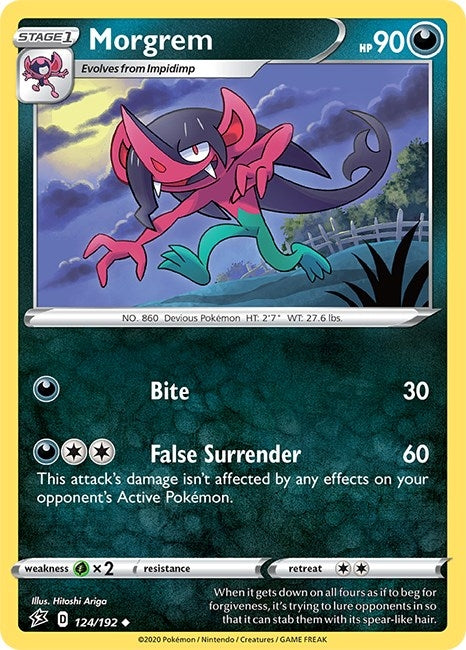 Image for Morgrem (SWSH02: Rebel Clash) (124/192) - Pokemon