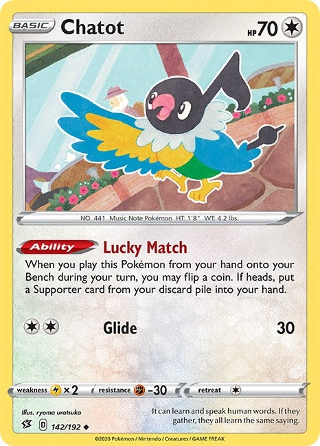 Image for Chatot (SWSH02: Rebel Clash) (142/192) - Pokemon