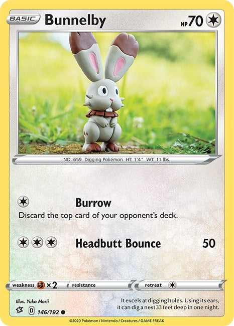 Image for Bunnelby (SWSH02: Rebel Clash) (146/192) - Pokemon