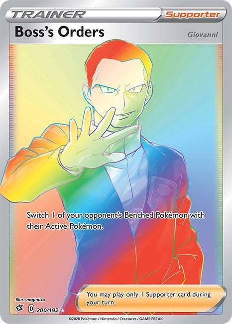 Image for Boss's Orders (Secret) (SWSH02: Rebel Clash) (200/192) - Pokemon
