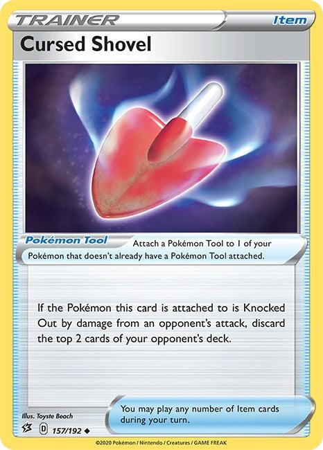 Image for Cursed Shovel (SWSH02: Rebel Clash) (157/192) - Pokemon