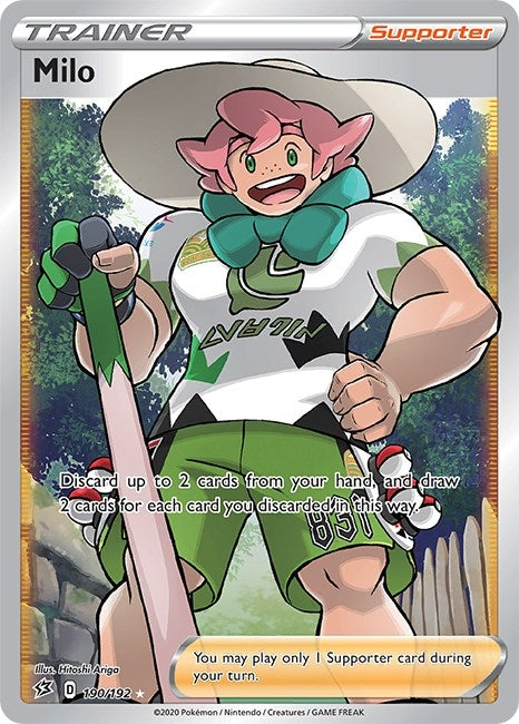 Image for Milo (Full Art) (SWSH02: Rebel Clash) (190/192) - Pokemon