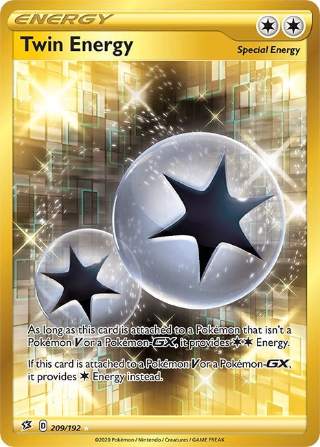 Image for Twin Energy (Secret) (SWSH02: Rebel Clash) (209/192) - Pokemon