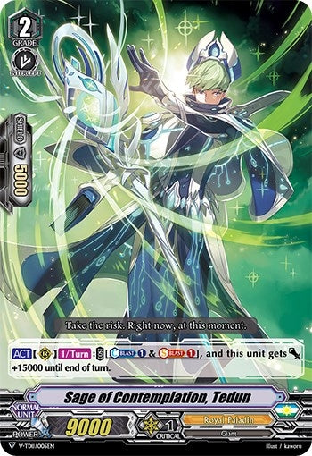 Image for Sage of Contemplation, Tedun (RRR Foil) (V-TD11) (V-TD11/005EN)