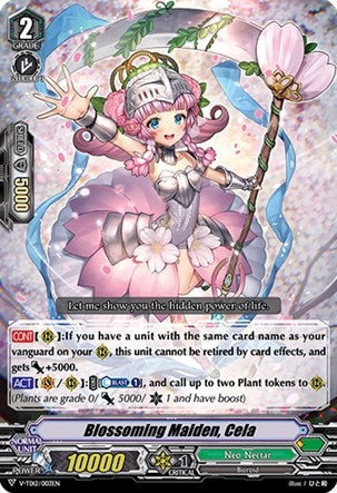 Image for Blossoming Maiden, Cela (RRR Foil) (V-TD12) (V-TD12/003EN)