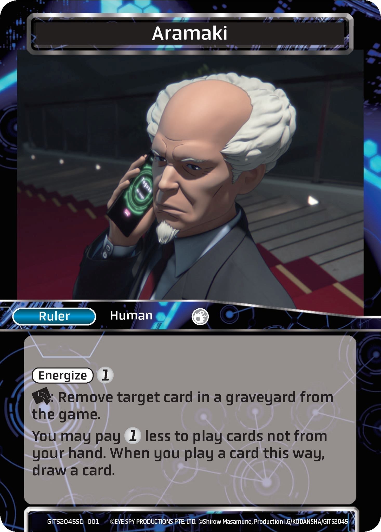 Image for Aramaki (Ghost in the Shell SAC_2045 Starter Deck) (GITS2045SD-001) - Force of Will