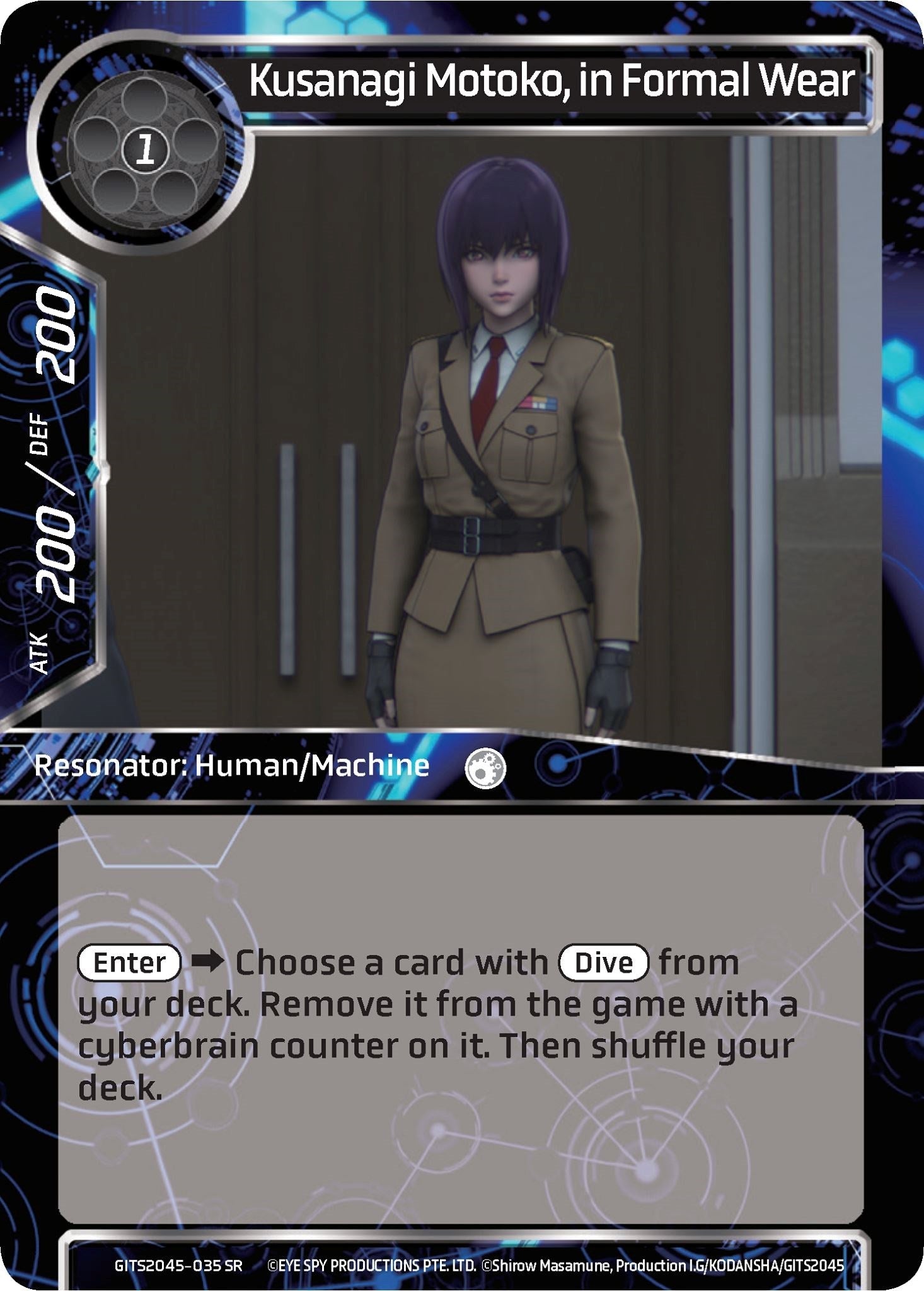 Image for Kusanagi Motoko, in Formal Wear (Ghost in the Shell SAC_2045) (GITS2045-035) - Force of Will