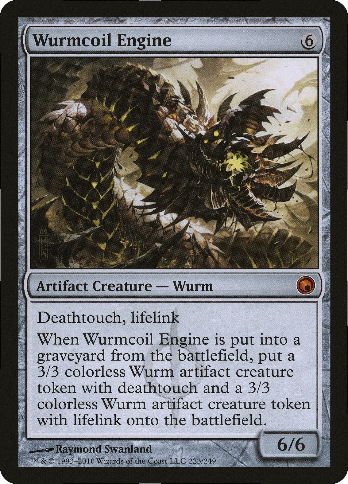 Image for Wurmcoil Engine (Scars of Mirrodin) (Oversize Cards) (223) - Magic: The Gathering