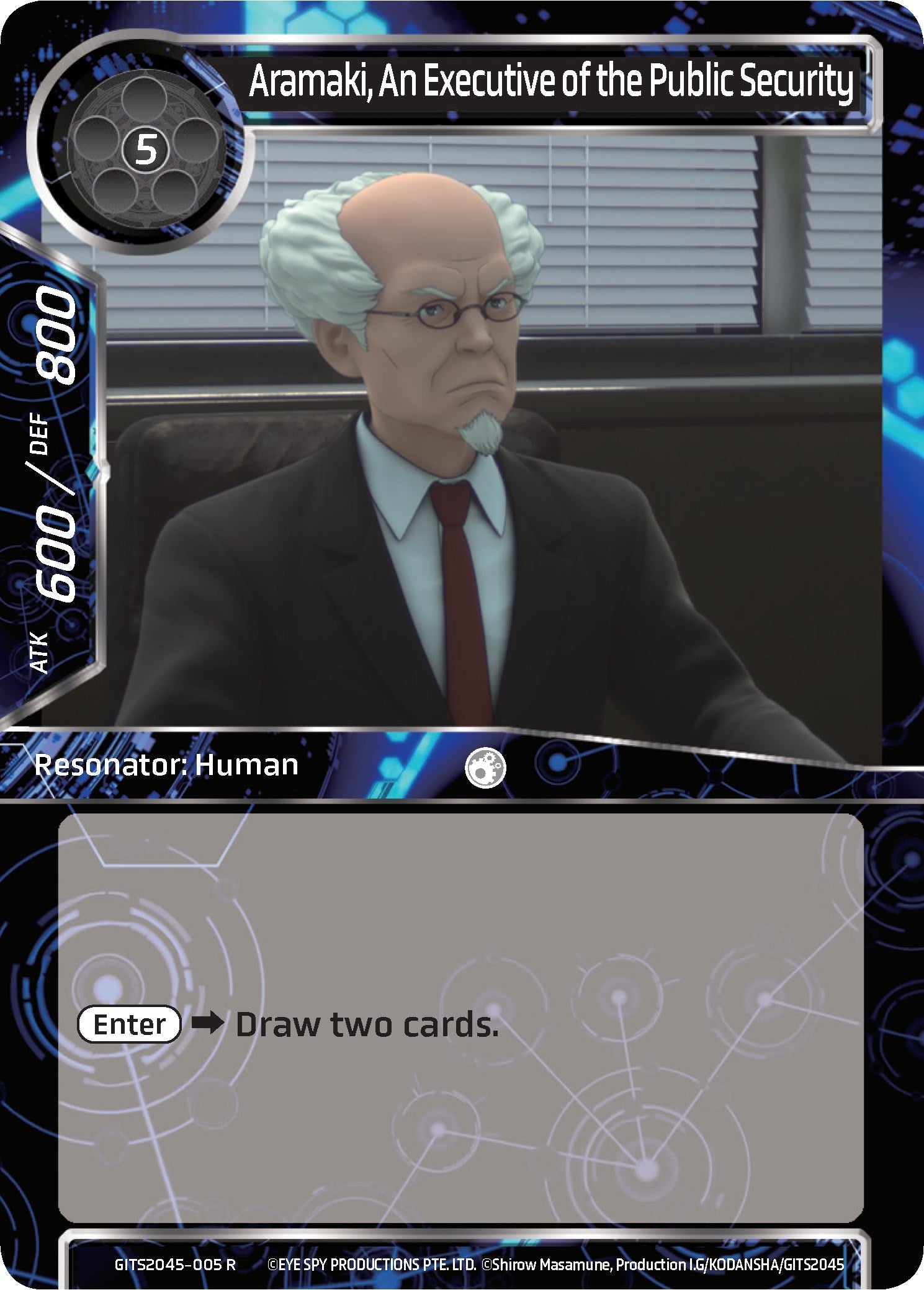 Image for Aramaki, An Executive of the Public Security (Ghost in the Shell SAC_2045) (GITS2045-005) - Force of Will