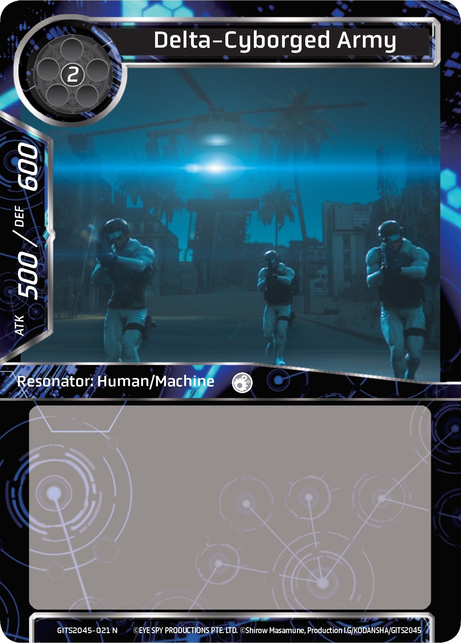 Image for Delta-Cyborged Army (Ghost in the Shell SAC_2045) (GITS2045-021) - Force of Will