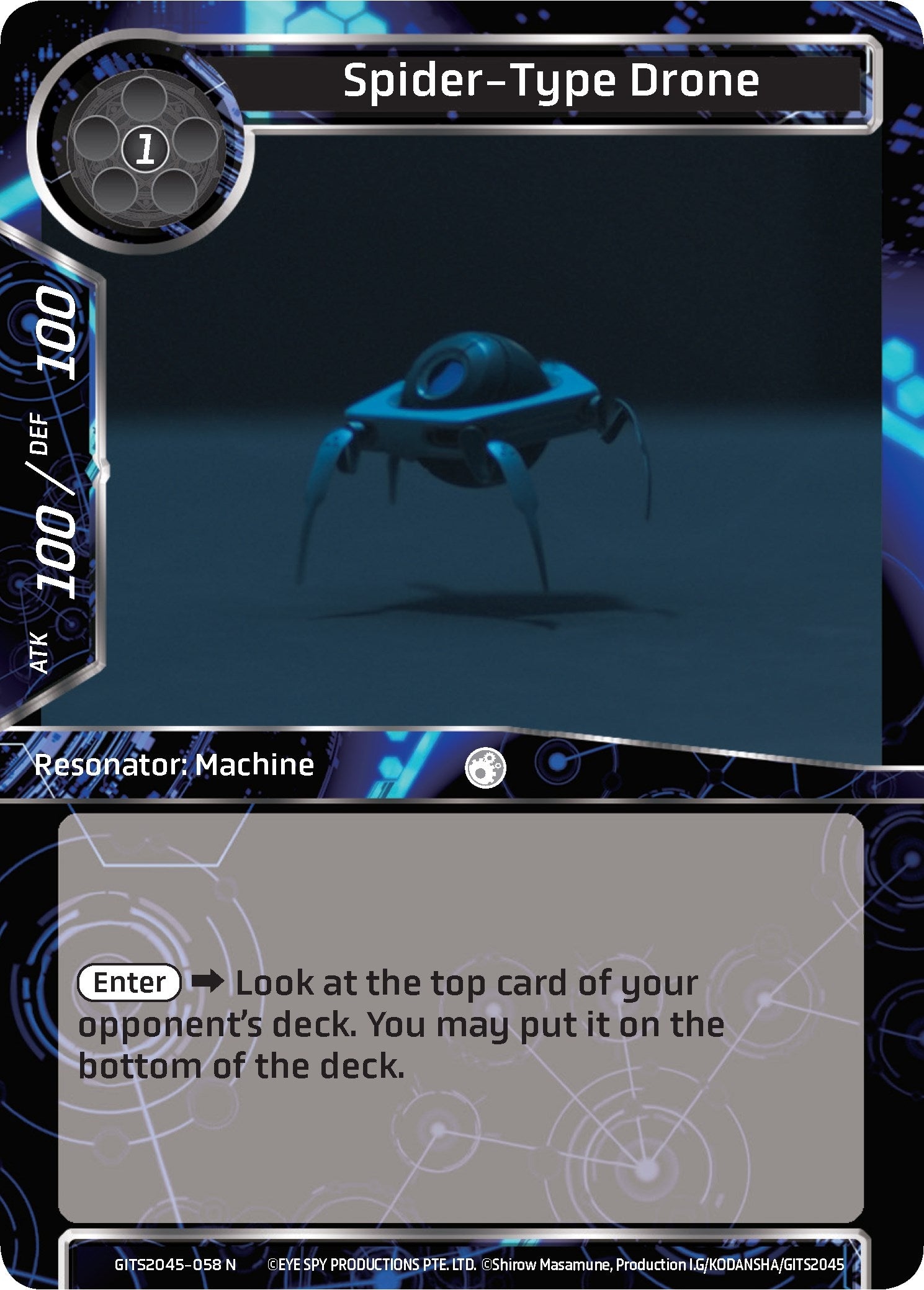 Image for Spider-Type Drone (Ghost in the Shell SAC_2045) (GITS2045-058) - Force of Will
