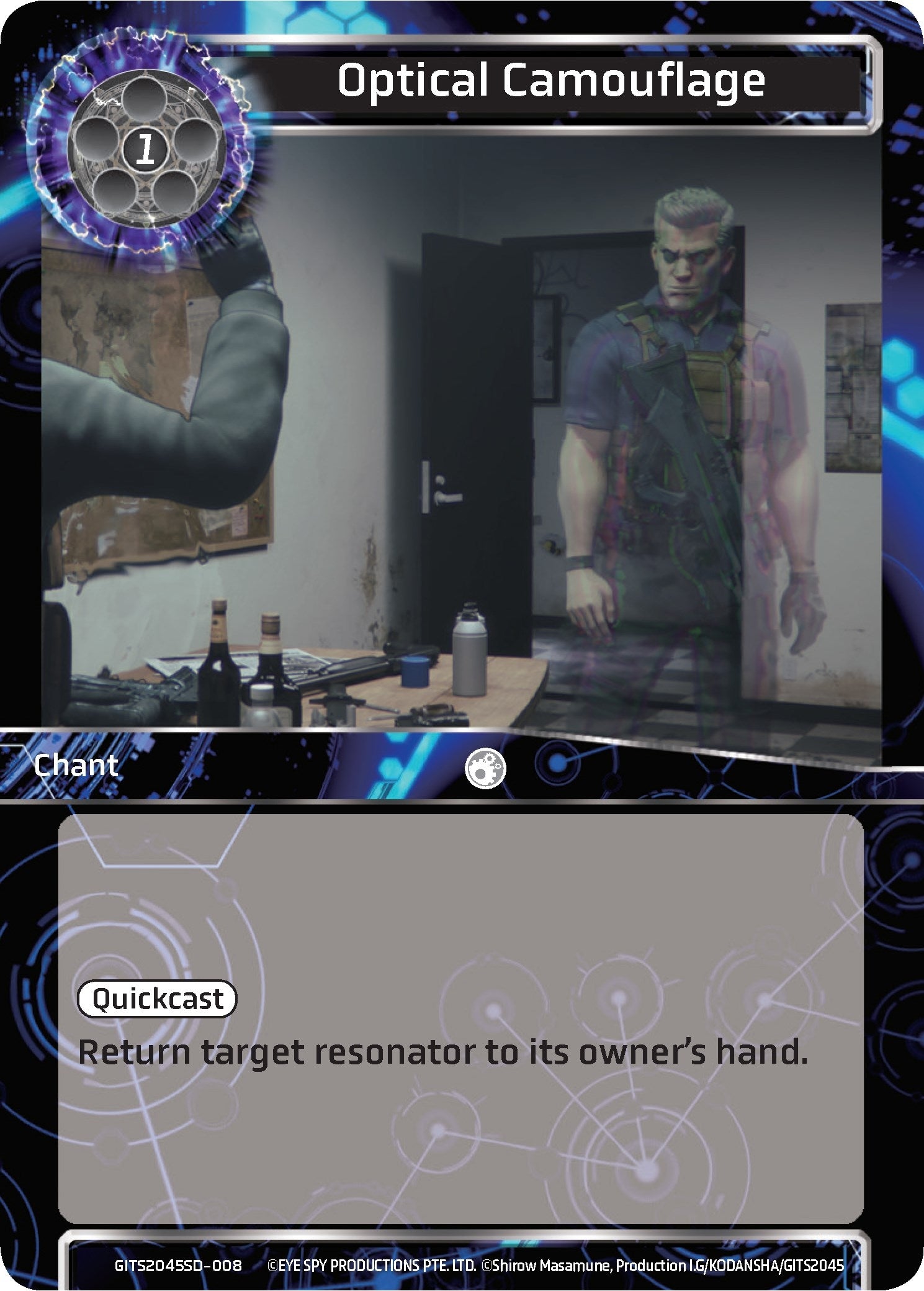Image for Optical Camouflage (Ghost in the Shell SAC_2045 Starter Deck) (GITS2045SD-008) - Force of Will
