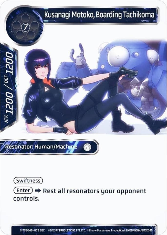 Image for Kusanagi Motoko, Boarding Tachikoma (Secret) (Ghost in the Shell SAC_2045) (GITS2045-079) - Force of Will