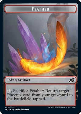 Image for Feather Token (Ikoria: Lair of Behemoths) (9) - Magic: The Gathering